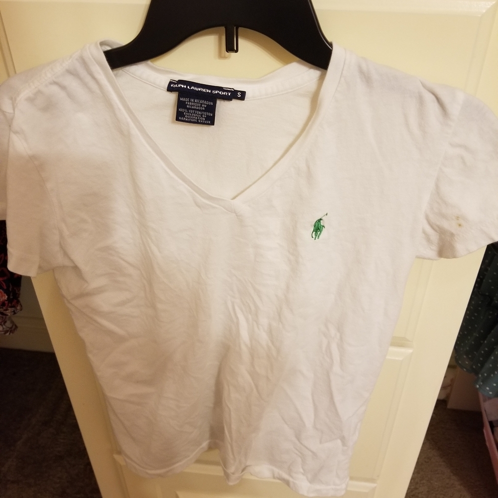 White Ralph Lauren tshirt